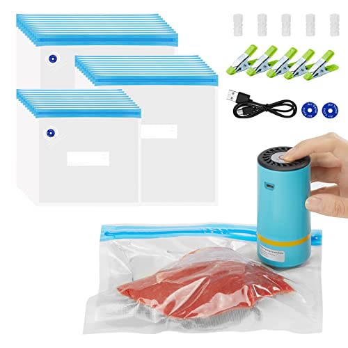 WIFI Sous Vide Cooker Bundle with 30 Sous Vide Bags and Pump