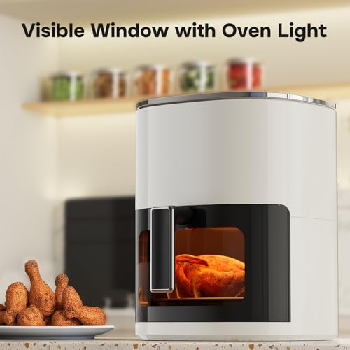 Air Fryer 6.34 QT Digital Airfryer with Visible Window