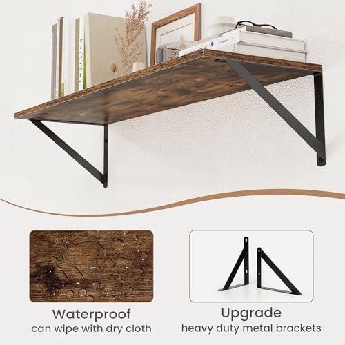 Deep Floating Shelves for Wall