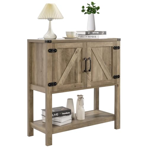 Sofa Table Console Table (Rustic Brown)