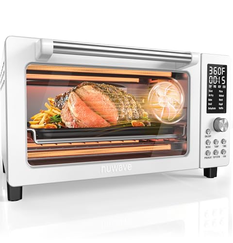 Bravo Pro Smart Air Fryer Toaster Oven Countertop Combo (Vanilla Cream)