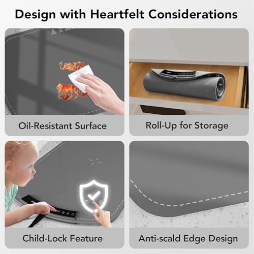 Food Warming Mat (Gray)