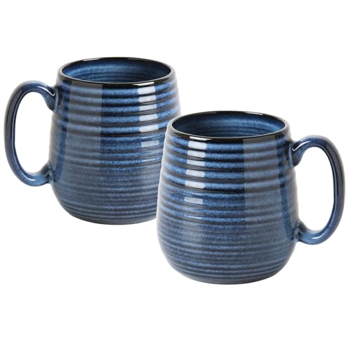 20 oz Large Coffee Mug for Women and Men (Blue / 20 oz (2 Count))
