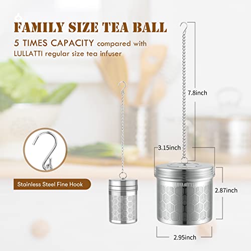 Extra Large Tea Ball Infuser for Pitcher (XL-Cube / 2 Pack)