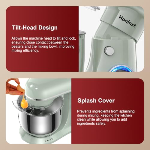 4QT Electric Stand Mixer (Green)