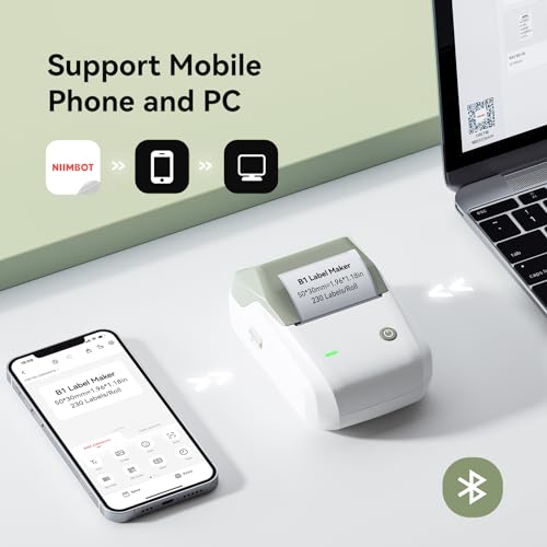 B1 Label Maker Machine with Tape for Home and School