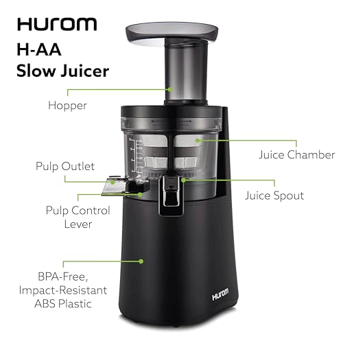 H AA Cold Press Juicer Machine (Rose Gold)