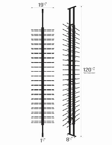 Ultra Wine Racks Floor (2 Side Double Deep)