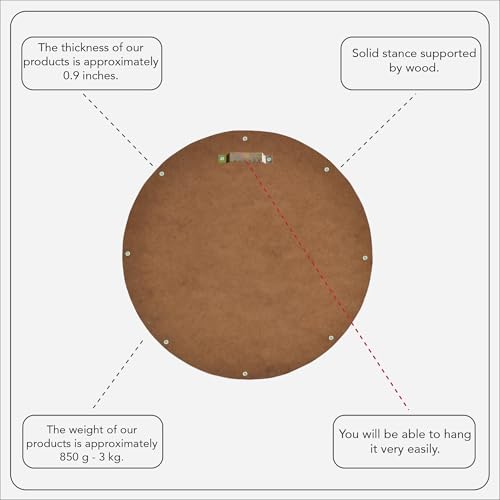 Handmade Copper Wall Art for Home (Modern Copper / 9.8"L x 13.8"W)
