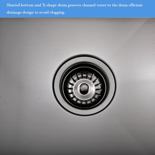 33 Inch Black Drop In Double Bowl Kitchen Sink (Black / double bowl‎)