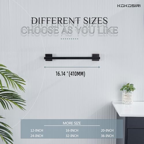 Hand Towel Bar Bathroom Towel Holder for Bath Kitchen Cabinet Towel Rails 16 Inch Oil Rubbed Bronze Stainless Steel B4005ORB (Oil Rubbed Bronze / 16-Inch)