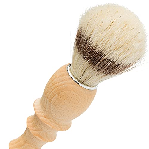 Double Dust Brush with Oiled Beechwood Handle