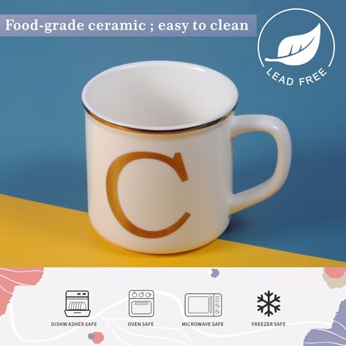 Ceramic Coffee Mug 16 oz (Letter C Mug)