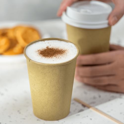 10oz Kraft Paper Coffee Cups [1 (12 OZ / Kraft)