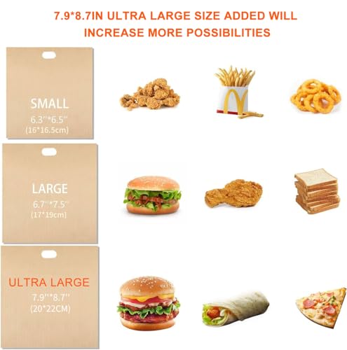 12 Pack Toaster Bags Nonstick Reusable Easy to Clean for Grilled Cheese Sandwiches Toast Bread Snacks