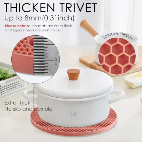 4 Pack Trivets for Hot Dishes