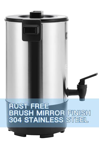 SR CP Commercial Grade Stainless Steel Percolate Coffee Maker Hot Water Urn for Catering (4.5L Metallic)