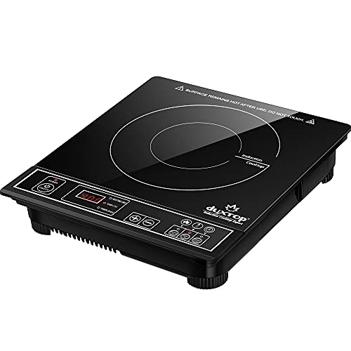1800W Portable Induction Cooktop Countertop Burner (Silver)