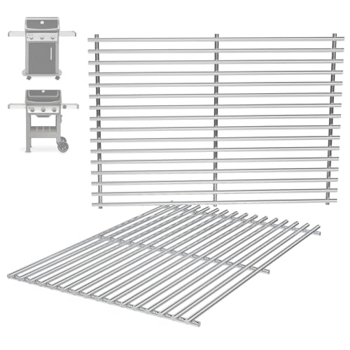 7639 17.5" Grill Grates Replacement for Weber GS4 Spirit II 300 Series (17 1/2" x 11 7/8"SS)