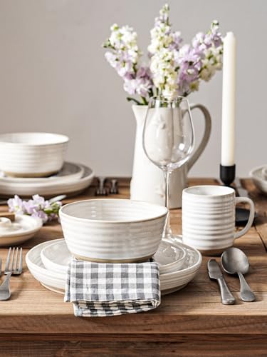 Ceramic Dinnerware Sets for 4 (Dinnerware & Mug 16 pieces)