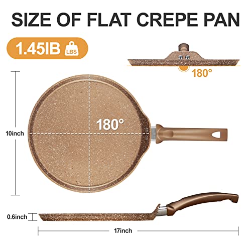 10 Inch Nonstick Crepe Pan (10 Inch / Gold)