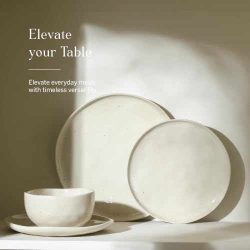 Mirella 24 Piece Dinnerware Set Stoneware (Beige / 24-Piece - Service for 8)