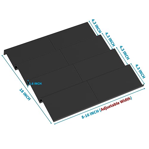 Adjustable Acrylic Spice Drawer Organizer Rack