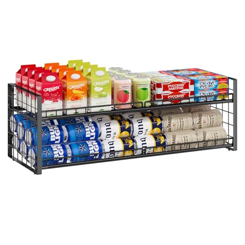 Extra-Long 2-Tier Stackable Can Organizer for Pantry (Long(30'' W)-1 Pack)