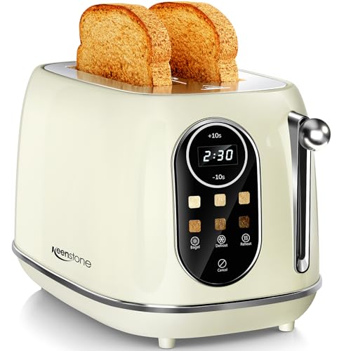 Smart Touch Screen Toaster 2 Slice (Extra Wide Slot / Beige)