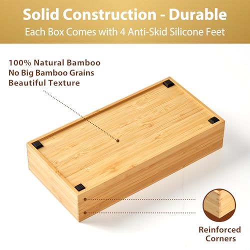 Bamboo Kitchen Utensils Organizer