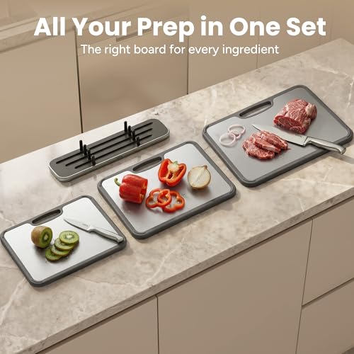 Titanium Cutting Board for Kitchen (Silver)
