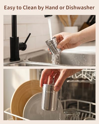 Tea Infusers Extra Fine Mesh Tea Strainers for Loose Tea (Small×1 / Plain)