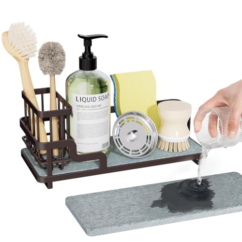 Sponge Holder for Kitchen Sink (Bronze)