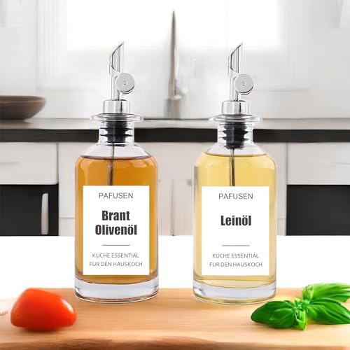 2 Pack Auto Flip Olive Oil Dispenser Spout (2 Pourers-Silvers)