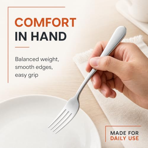 60 Piece Silverware Set for 12 (60 Pieces)