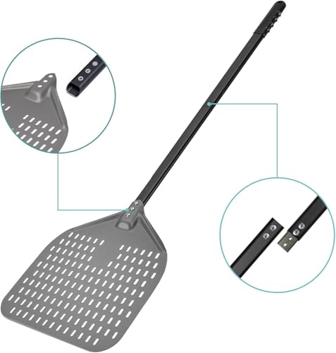 12 x 15 Inch Rectangular Aluminum Pizza Peel