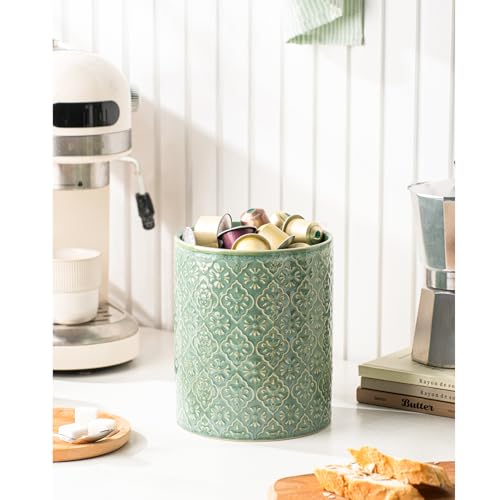 Kitchen Utensil Holder (Forest Green)