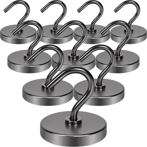 Magnetic Hooks (Gunmetal / 1.26 inches)