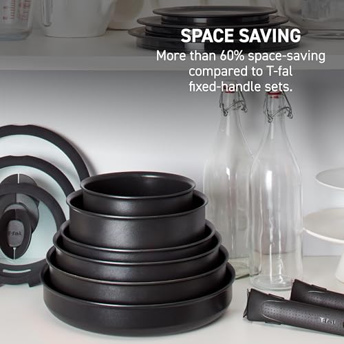 Ingenio Expertise Non Stick Cookware Set 14 Piece (Gray / 14-Piece induction)
