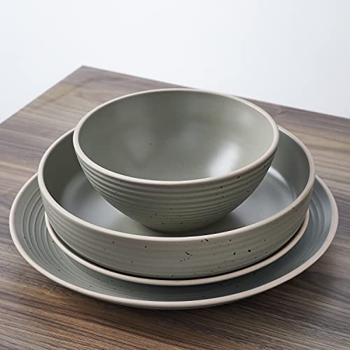 Lauren Stoneware (32-Piece Service for 8 / Green)