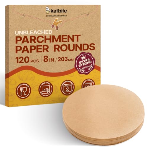 Unbleached Parchment Paper Rounds (Brown / 8inch)