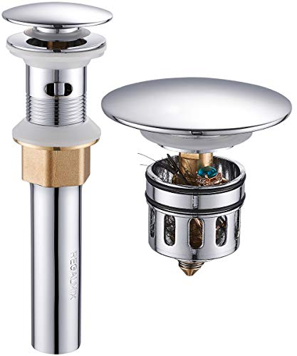 Vessel Sink Drain (With Overflow / Chrome)