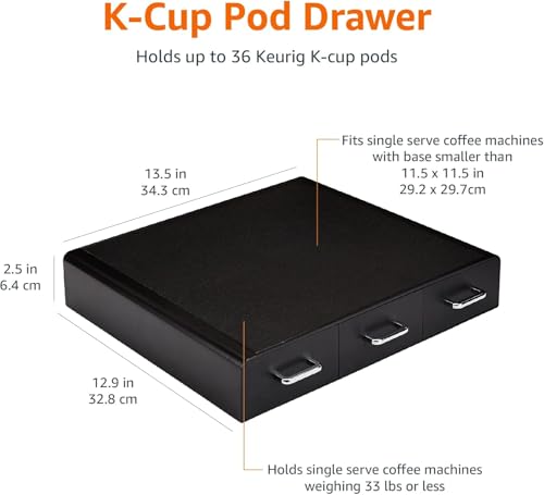 K Cup Compatible Coffee Pod Storage Drawer ((Pack of 1))