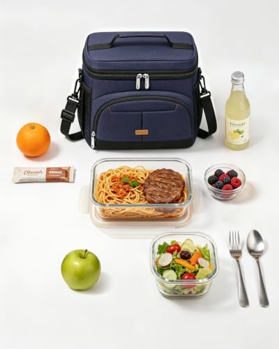 Lunch Box for Men Women Insulated Lunch Tote Cooler Bag Lunchbox