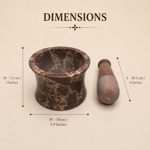 Mortar and Pestle (Dual Side Rustic)