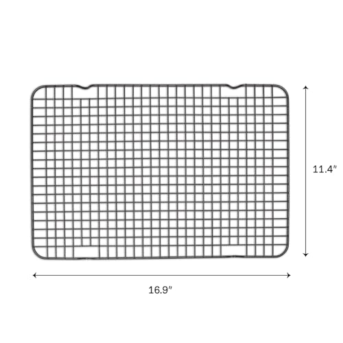 Non Stick Wire Cooling Rack (Big Chill (16.9" x 11.4") / Pepper)