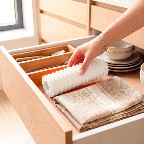 Silicone Dish Drying Mat for Multiple Usage (White / 17"L x 6"W)