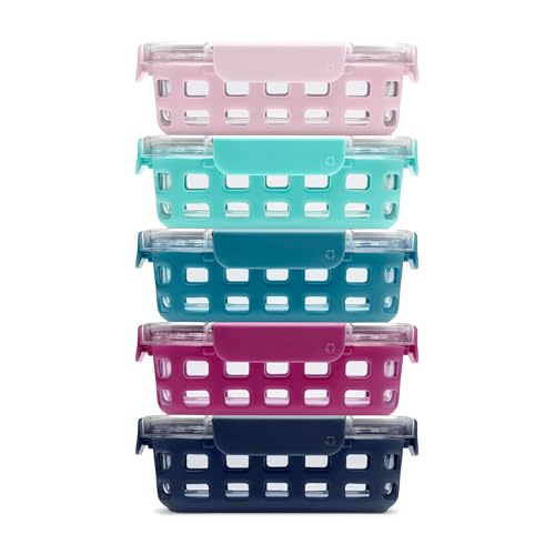 Duraglass 3.4 Cup Glass Meal Prep Containers (Evening Orchard / 3.4 Cup)