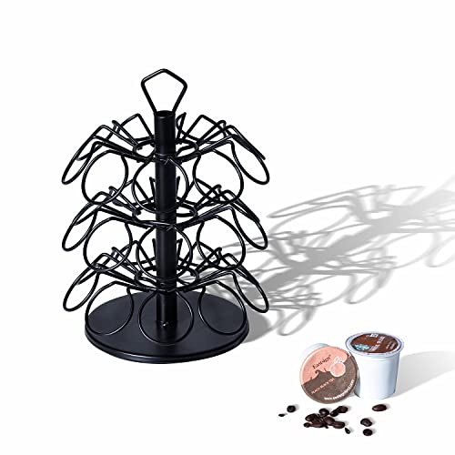 K Cup Storage Coffee Capsules Pod Holder Carousel Capsule Display Storage for k (3 tiers)