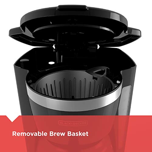 12 Cup Drip Coffee Maker with Vortex Brewing (Black / Hot Brew)